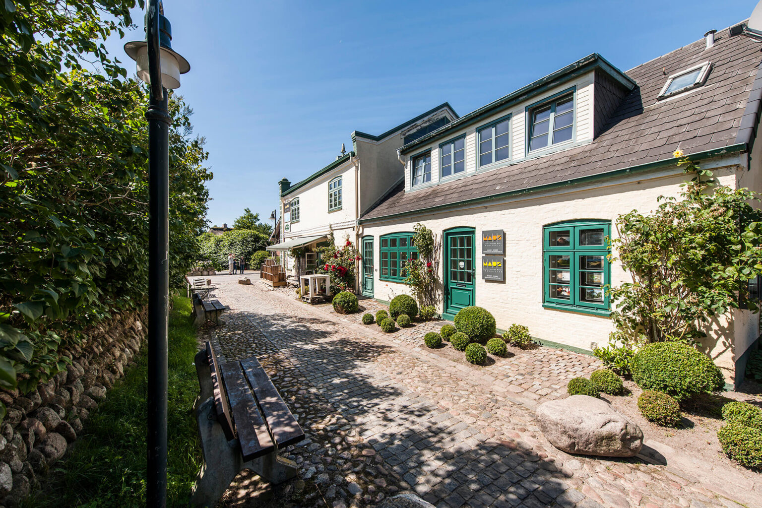 Büro von Maus Immobilien im Gurtstig 33 in Keitum auf Sylt