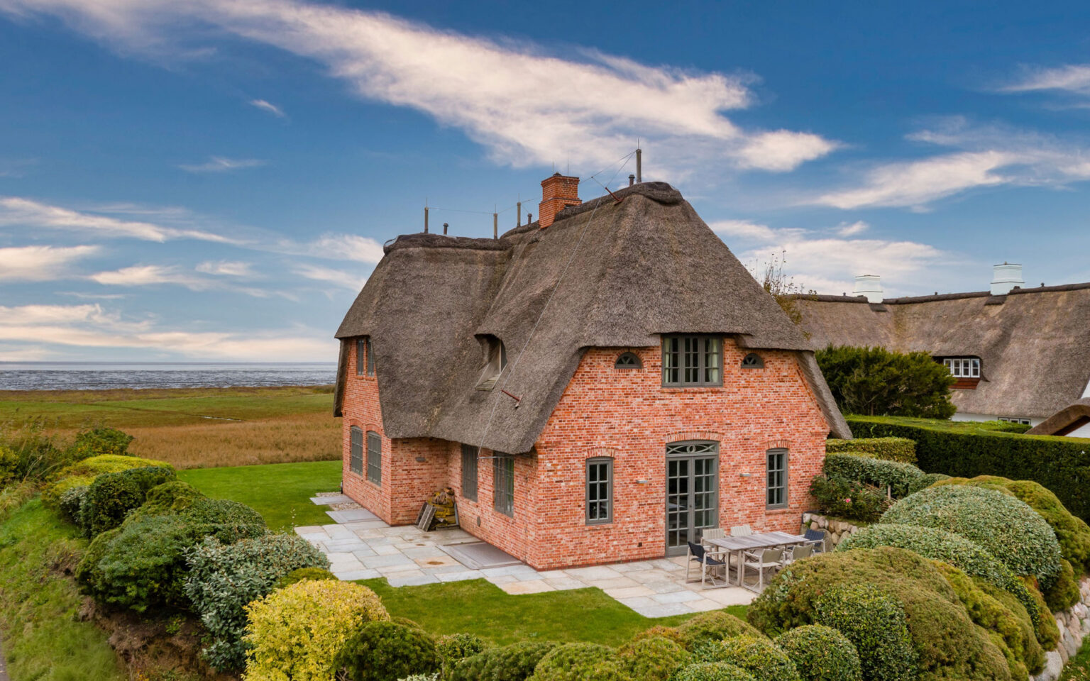 Einzelhaus in erster Wattreihe